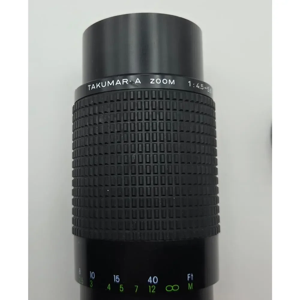 Takumar A Zoom 1:4.5-5.6 70-210MM Lens With Nikon Carrying Case Asahi Japan